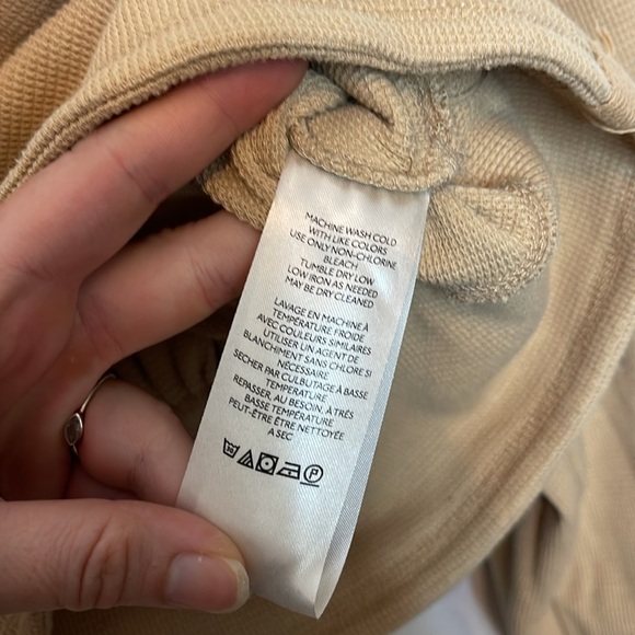 Free People We the Free All Nighter Long Sleeve Surplice Crop Top - Picture 7 of 8